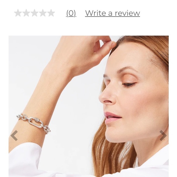 Chicos Silver colored chain bracelet with toggle clasp in Excellent condition. - Picture 8 of 9